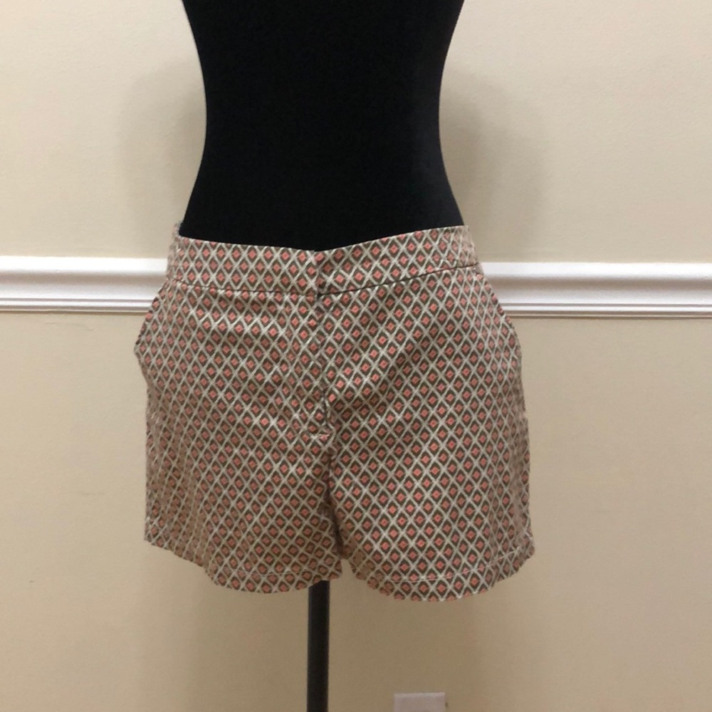 Size 12 Shorts. Beige, Green & Orange